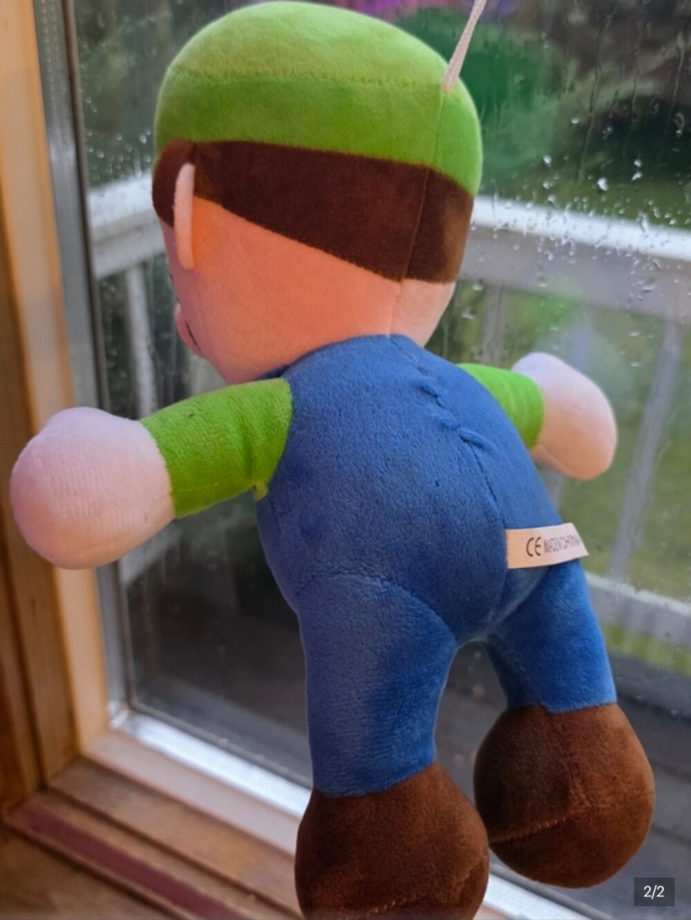 Luigi Plush Character Toy - Green and Blue Superhero Buddy - Picture 2 of 2